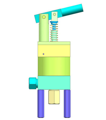 수력인 동력이 공급된 1300 바 HPU1500 공중 드리븐 유압 펌프 유닛 공압
