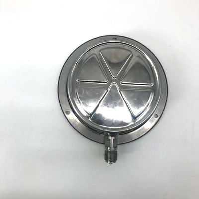 0 To 1600Bar Stainless Steel Liquid Filled Pressure Gauge Shockproof Silicone Filled Pressur